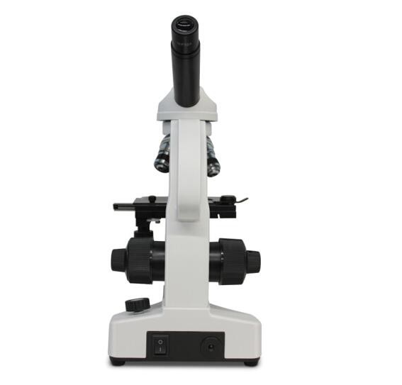 School Education Compound Microscope ,Monocualr ,1000X ,LED ,Mechanical Stage ,with Coaxial Knobs 