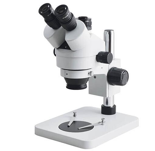 Trinocular 7X-45X Zoom Stereo Microscope ,Digital ,LED lights